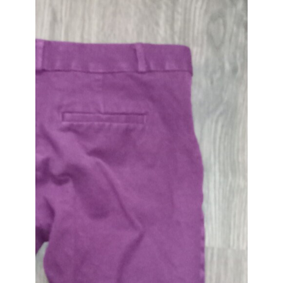 Banana Republic Sloan Fit Pant Trousers Womans 2 Dark Plum Purple Ankle Midrise - Picture 10 of 10